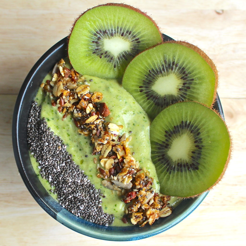 kiwi green smoothie bowl fbook - Phruitful Dish by Dr. Dylan Cutler