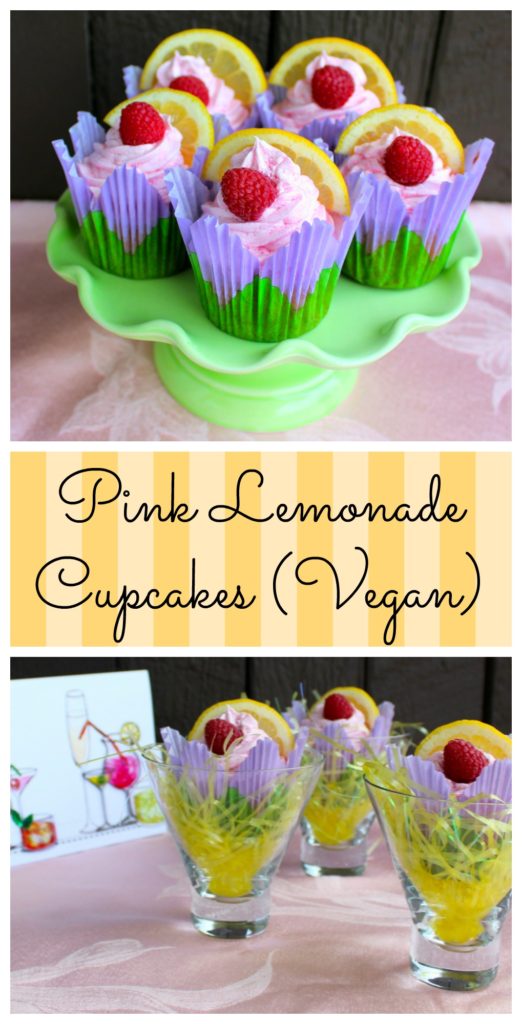Pink Lemonade Cupcakes (Vegan)