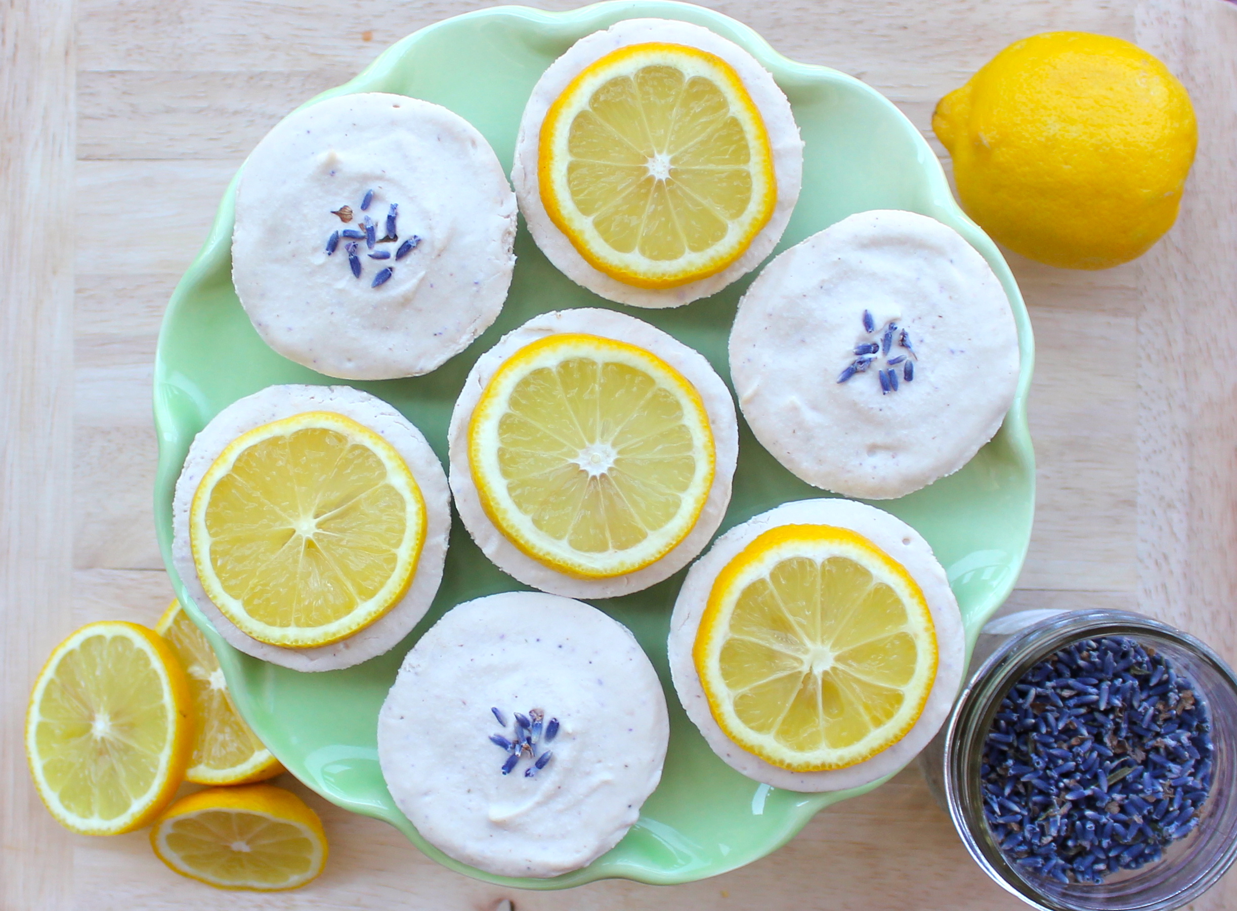 Raw Lemon Lavender Vegan Cheesecake 10