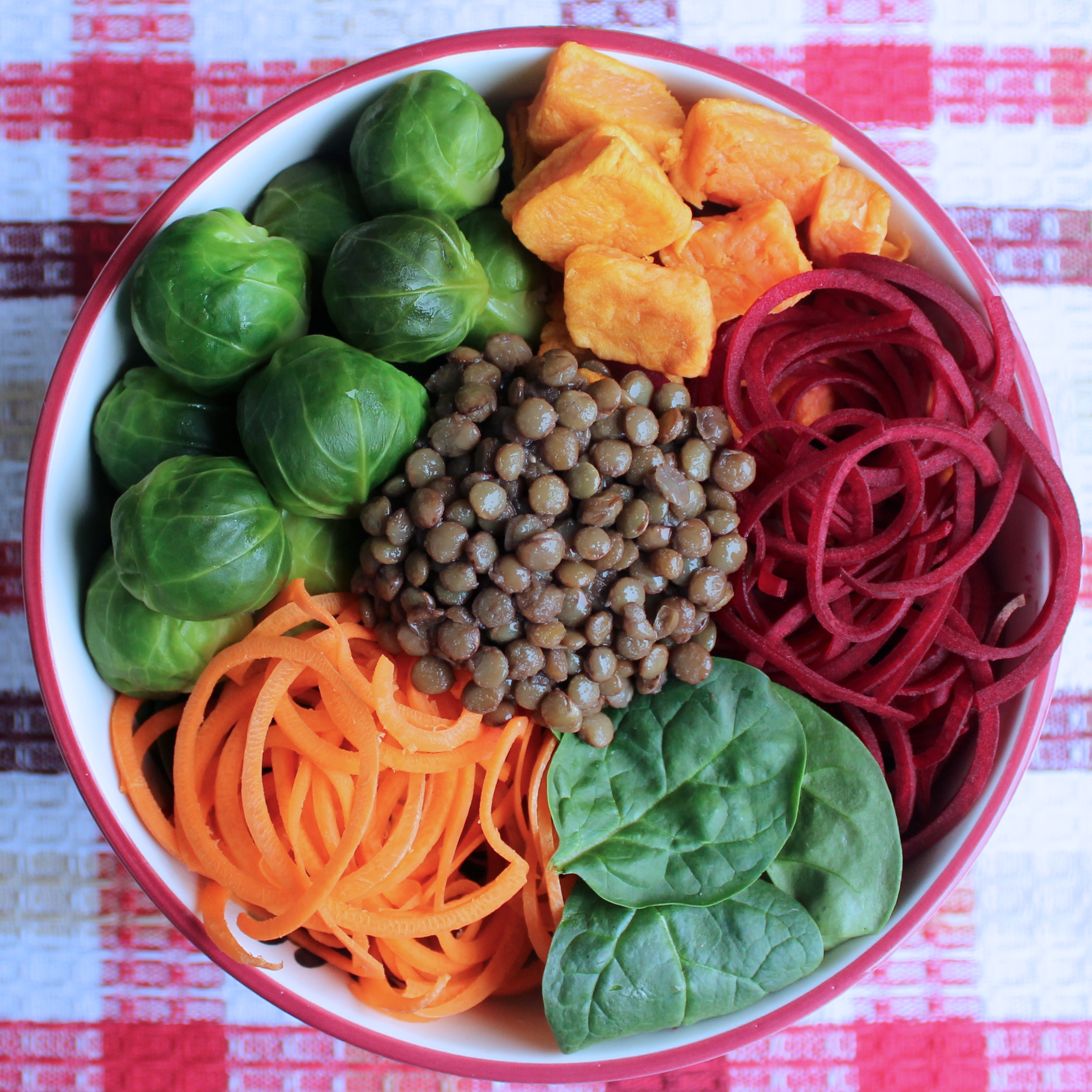 Autumn Buddha Vegetable Bowl Turmeric Ginger Hemp Dressing