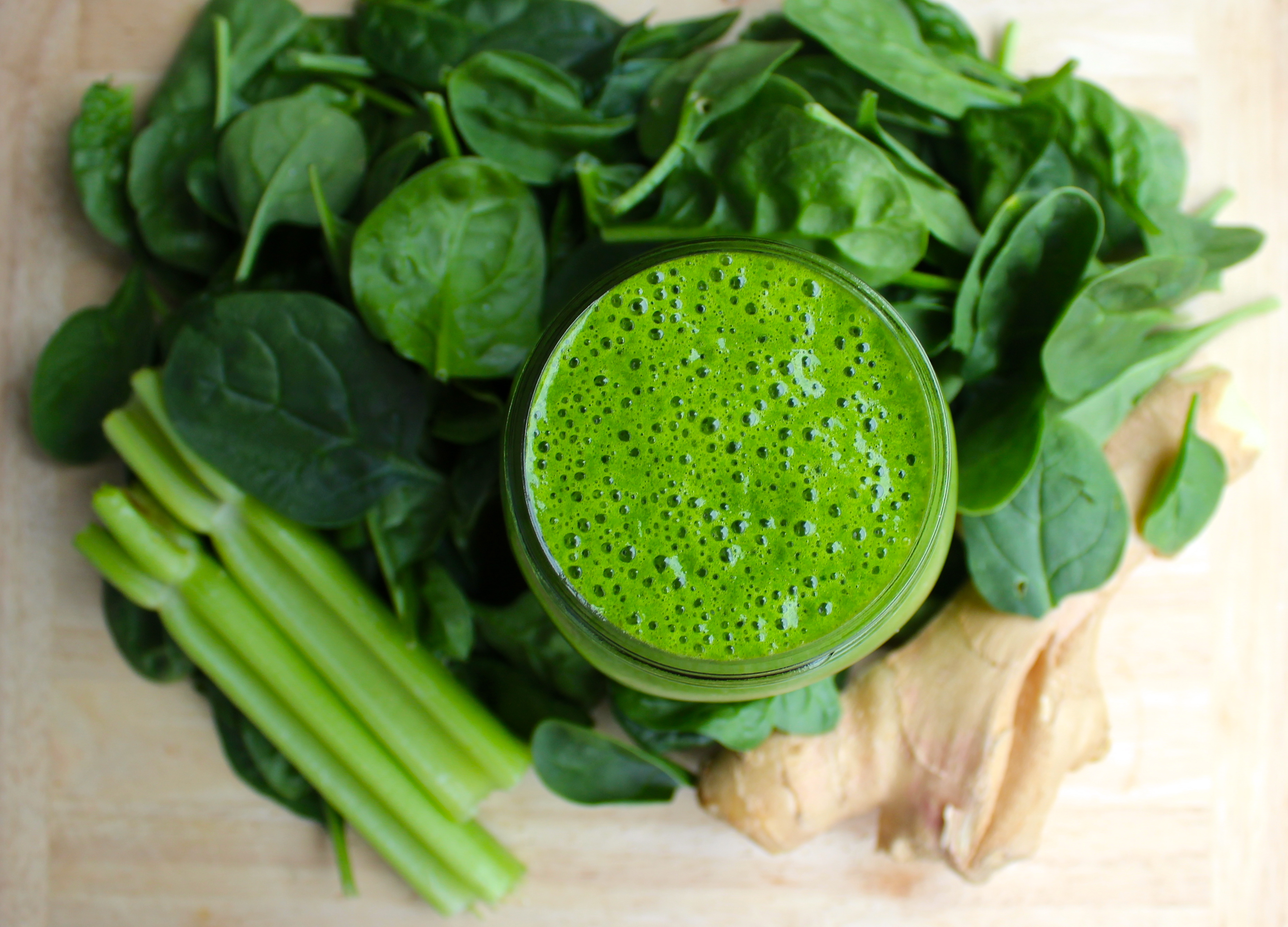 Ginger Goddess Green Smoothie (Vegan, Low-Glycemic, Anti-Inflammatory)