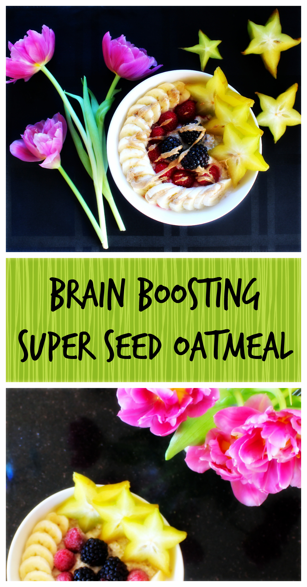Brain Boosting Super Seed Oatmeal