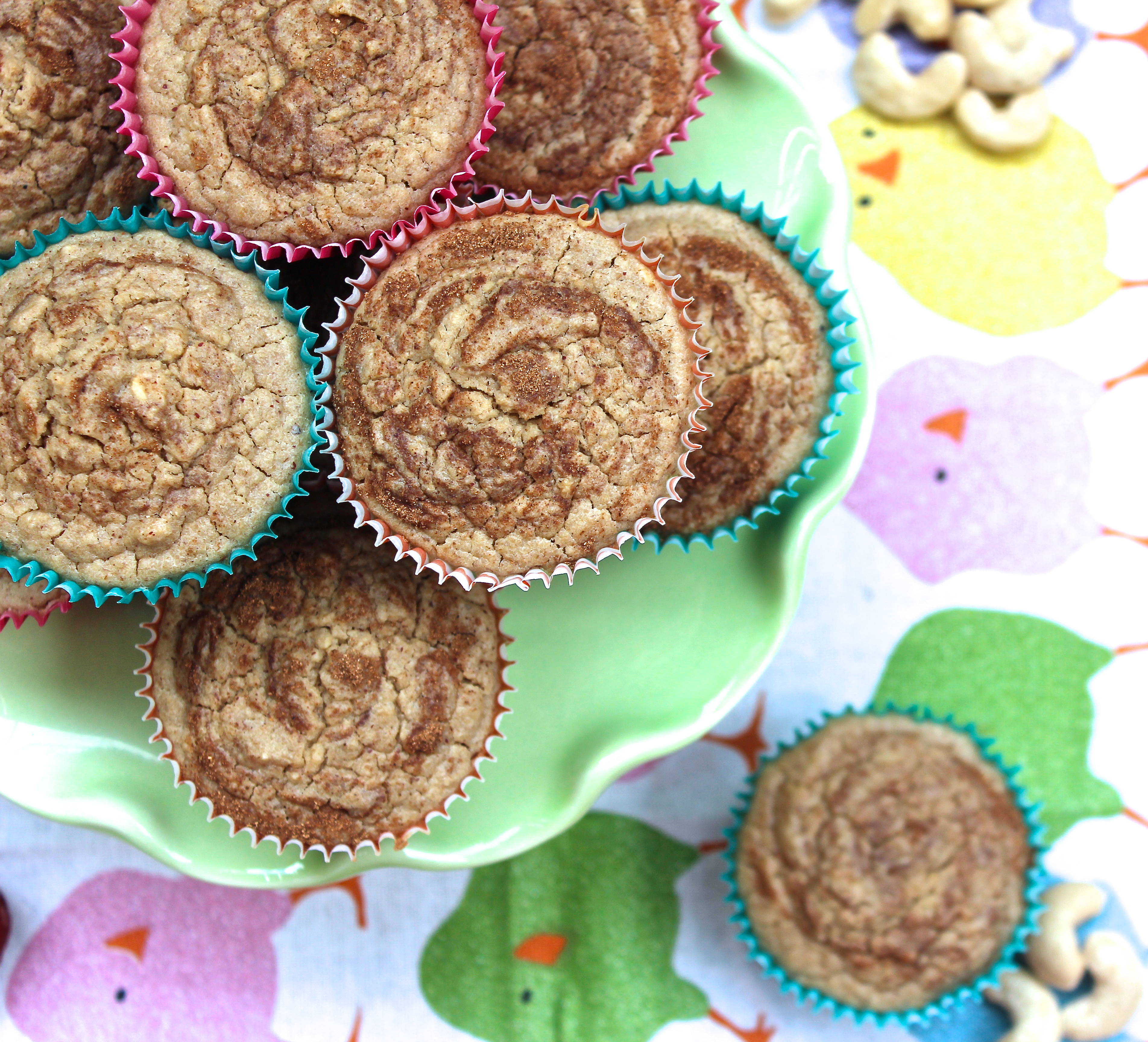 Cinnamon cashew blender muffins 