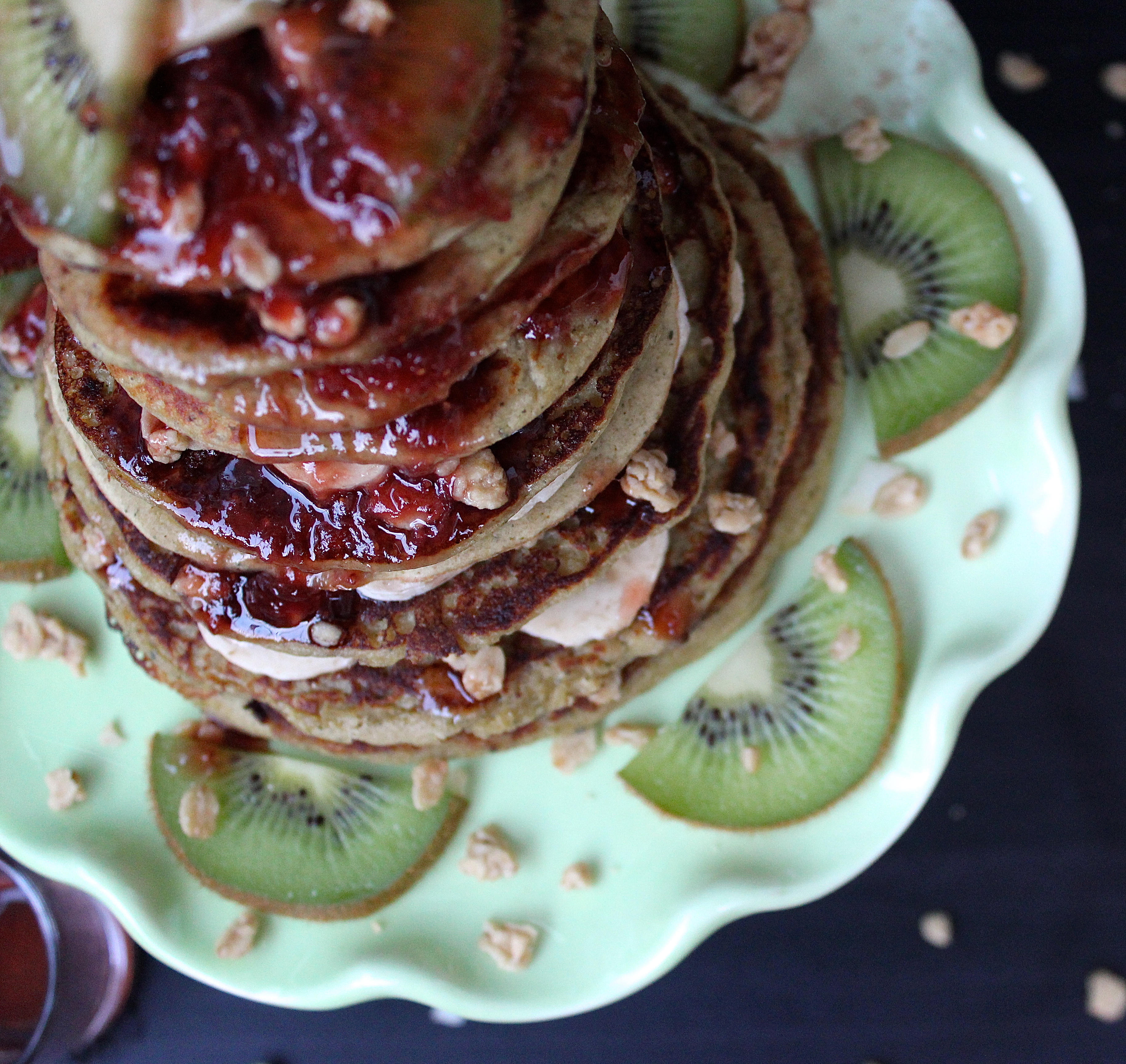 banana oat pumpkin pancakes phruitful dish