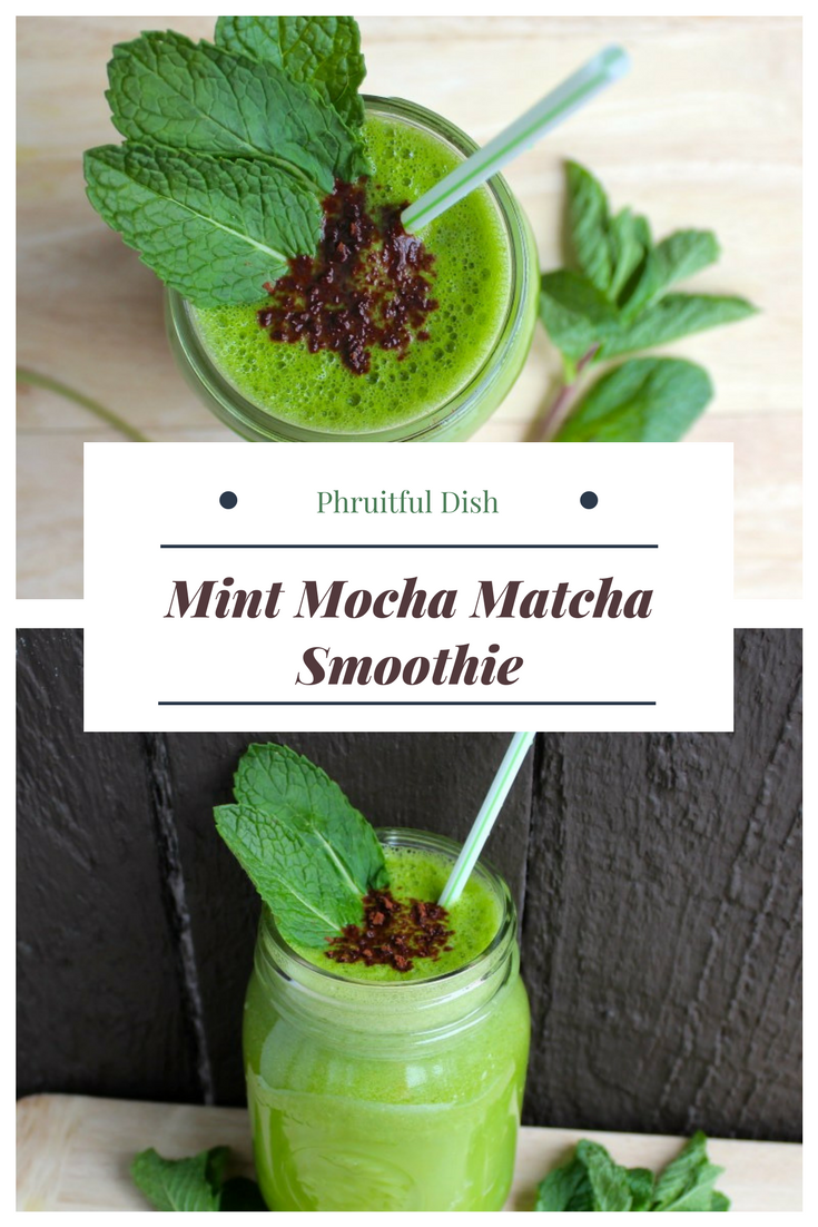 Mint Mocha Matcha Smoothie