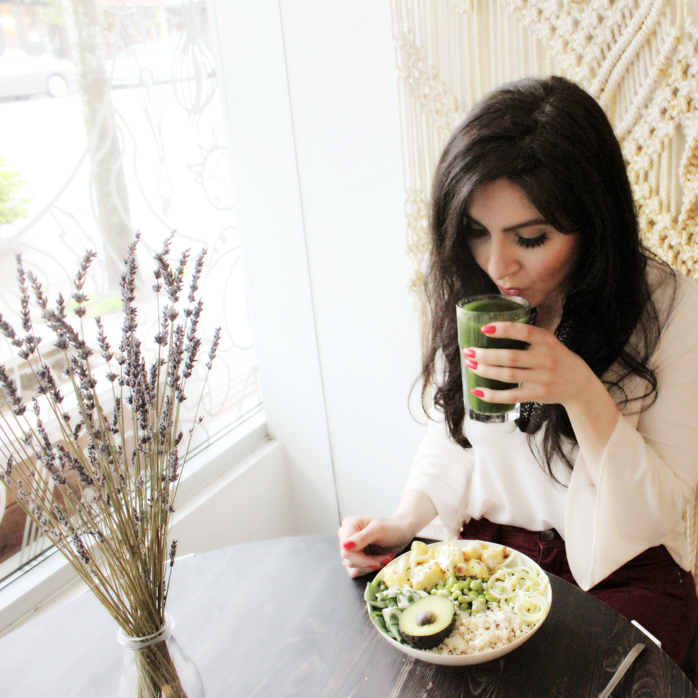 Anti-inflammatory Macro Bowl and Creamy Garlic Dressing (Vegan)