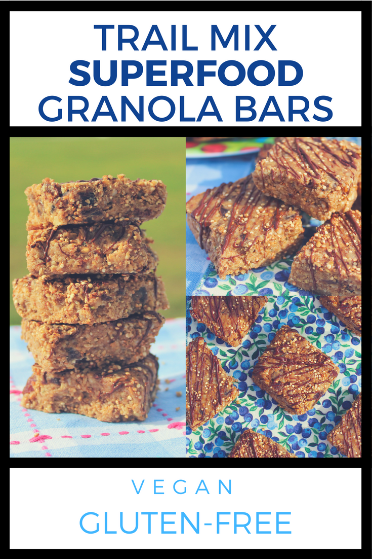 Trail Mix Superfood Granola Bars