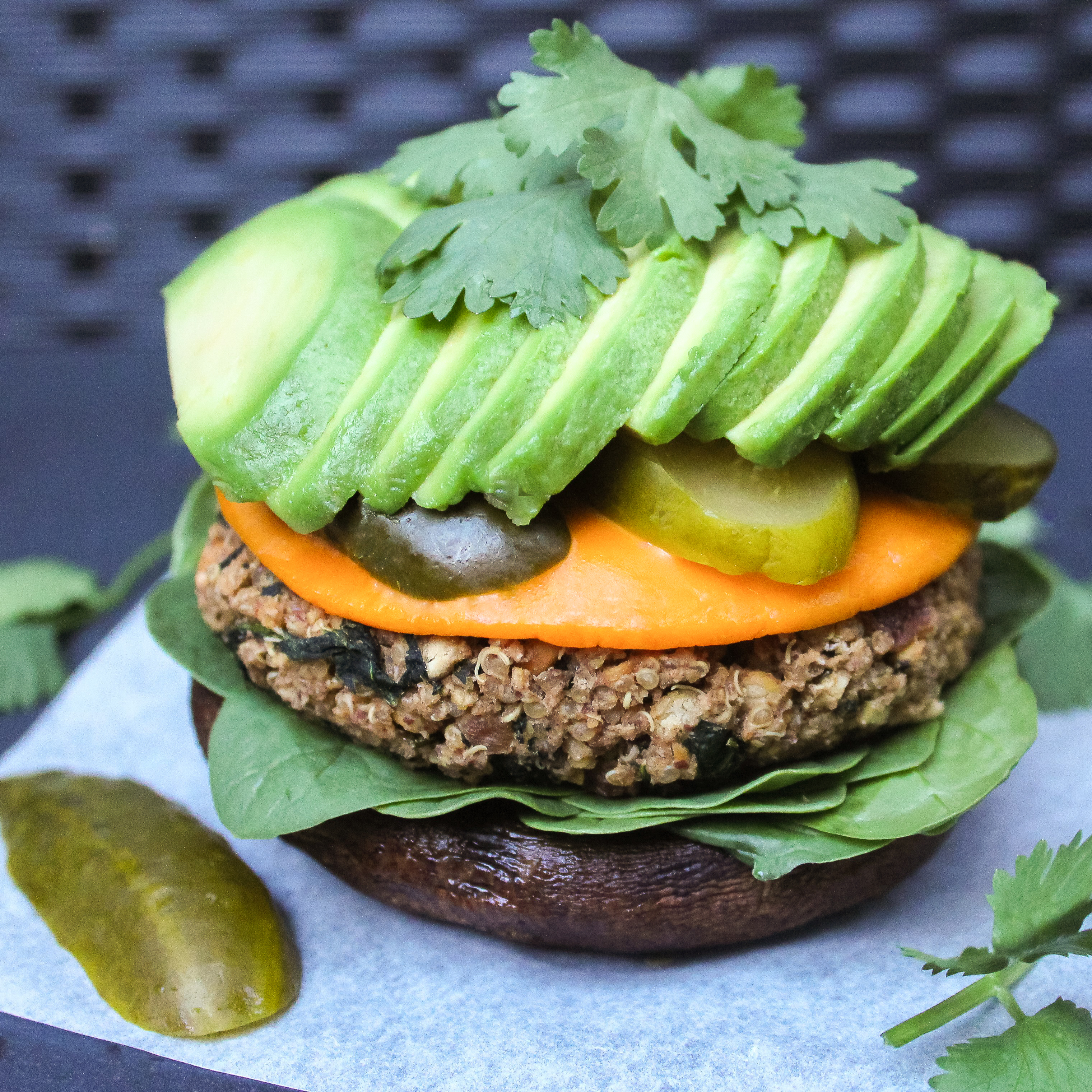 Vegan Portobello Mushroom Burgers