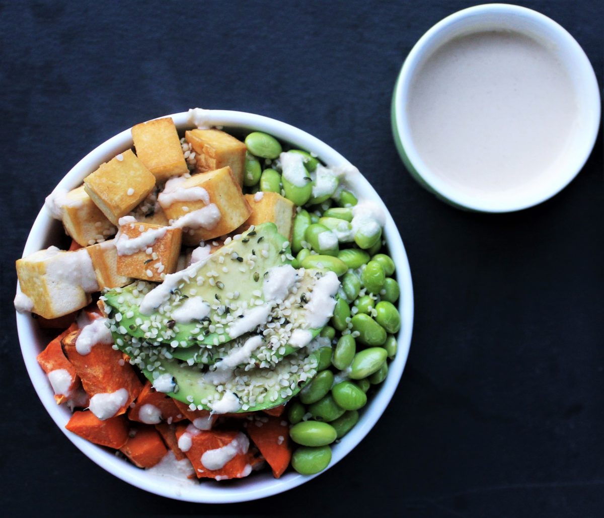 Tofu Protein Bowl with Anti-Inflammatory Dressing